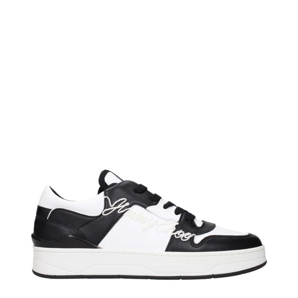 Jimmy Choo Black Leather Men's Sneakers